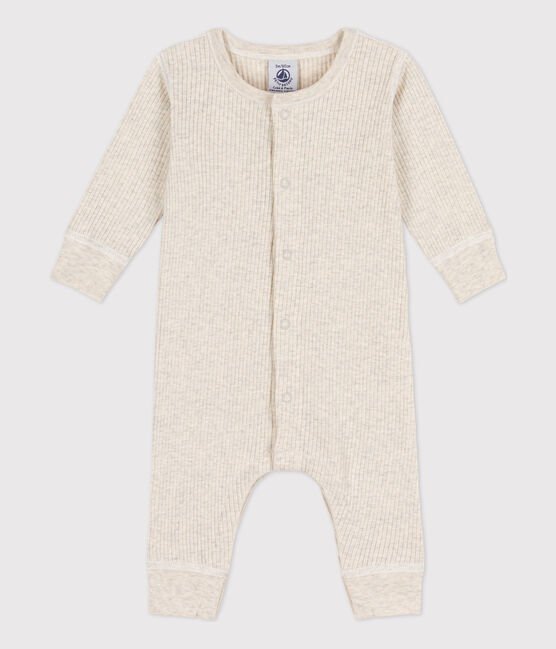 Petit Bateau infant ribbed romper