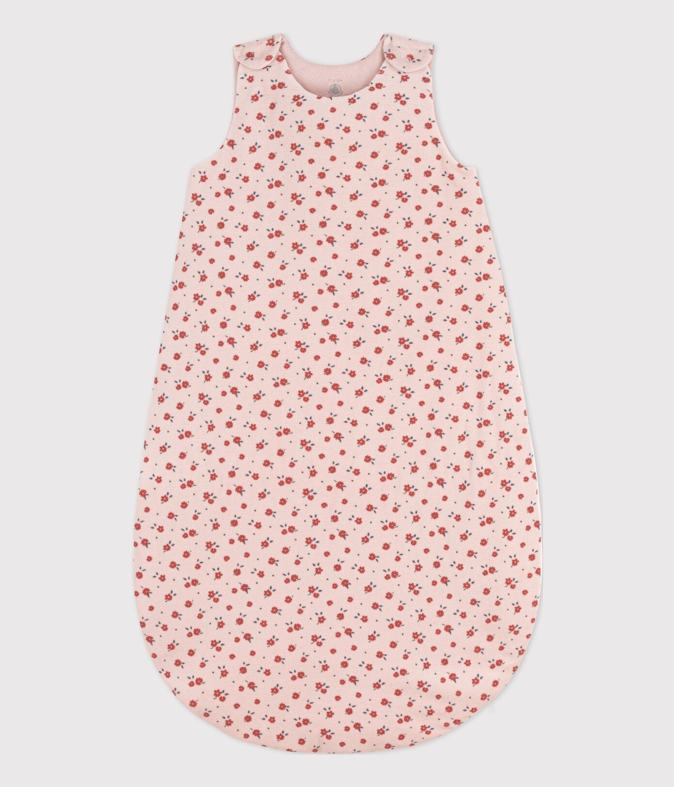 Petit Bateau floral velour sleepsack