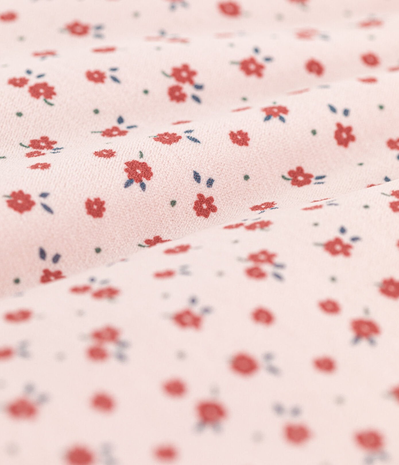 Petit Bateau floral velour sleepsack