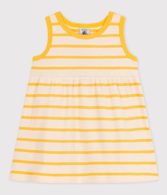 Petit Bateau infant girl stripe sleeveless dress