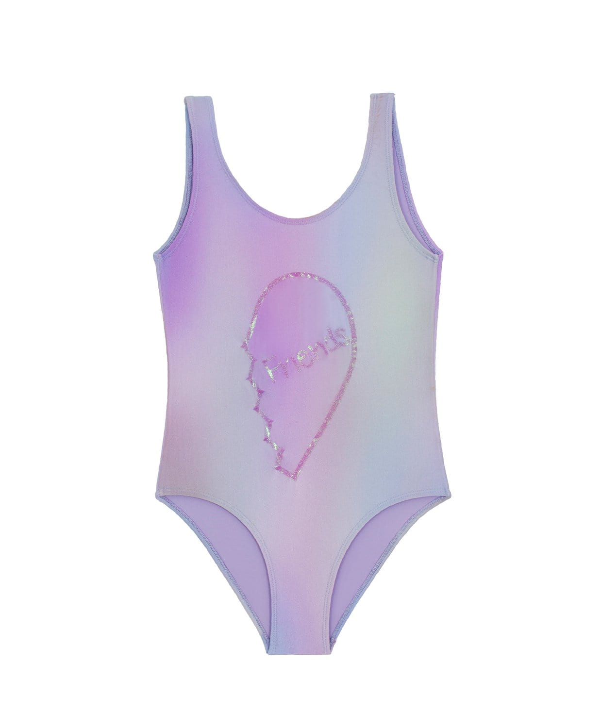 PQ Swim girls "best friends" one piece swimsuit