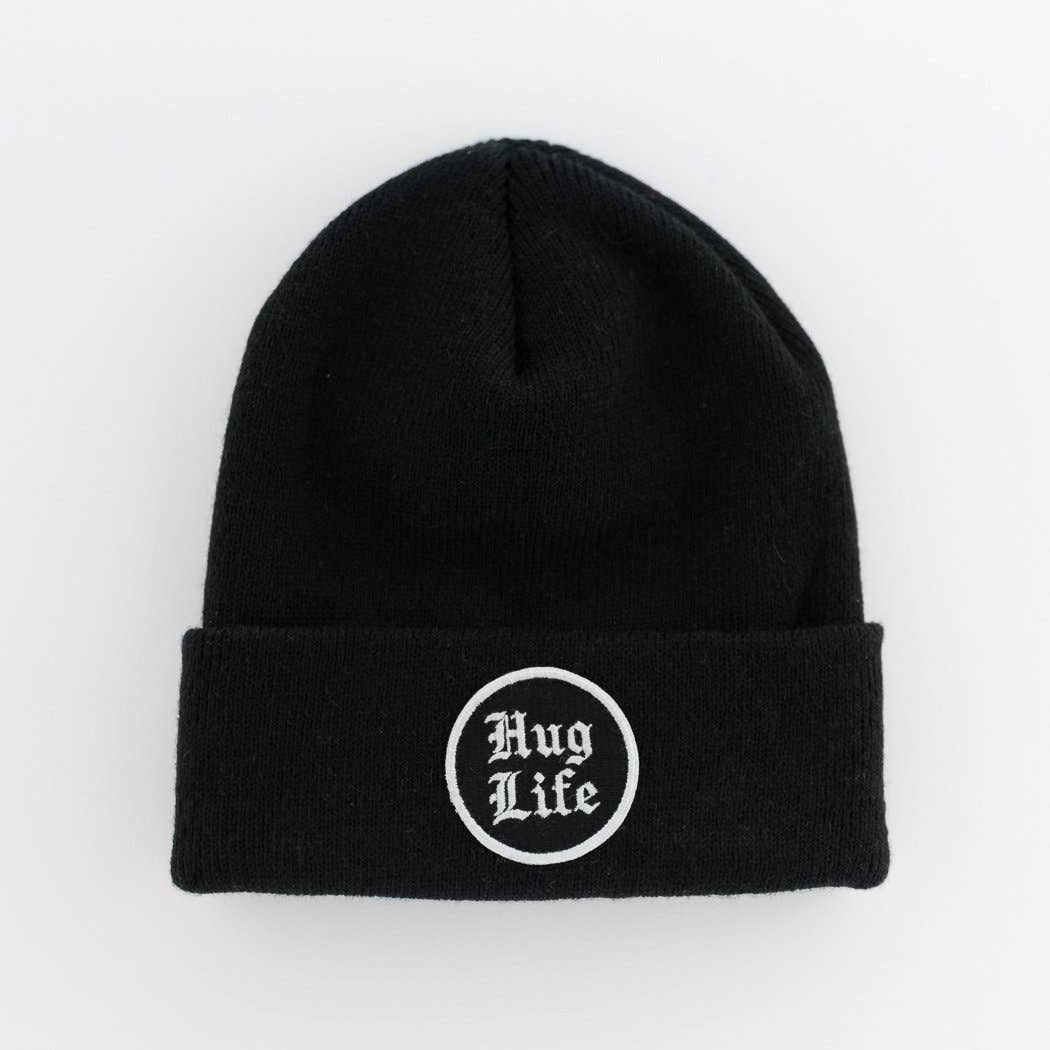 Seaslope embroidered patch beanie