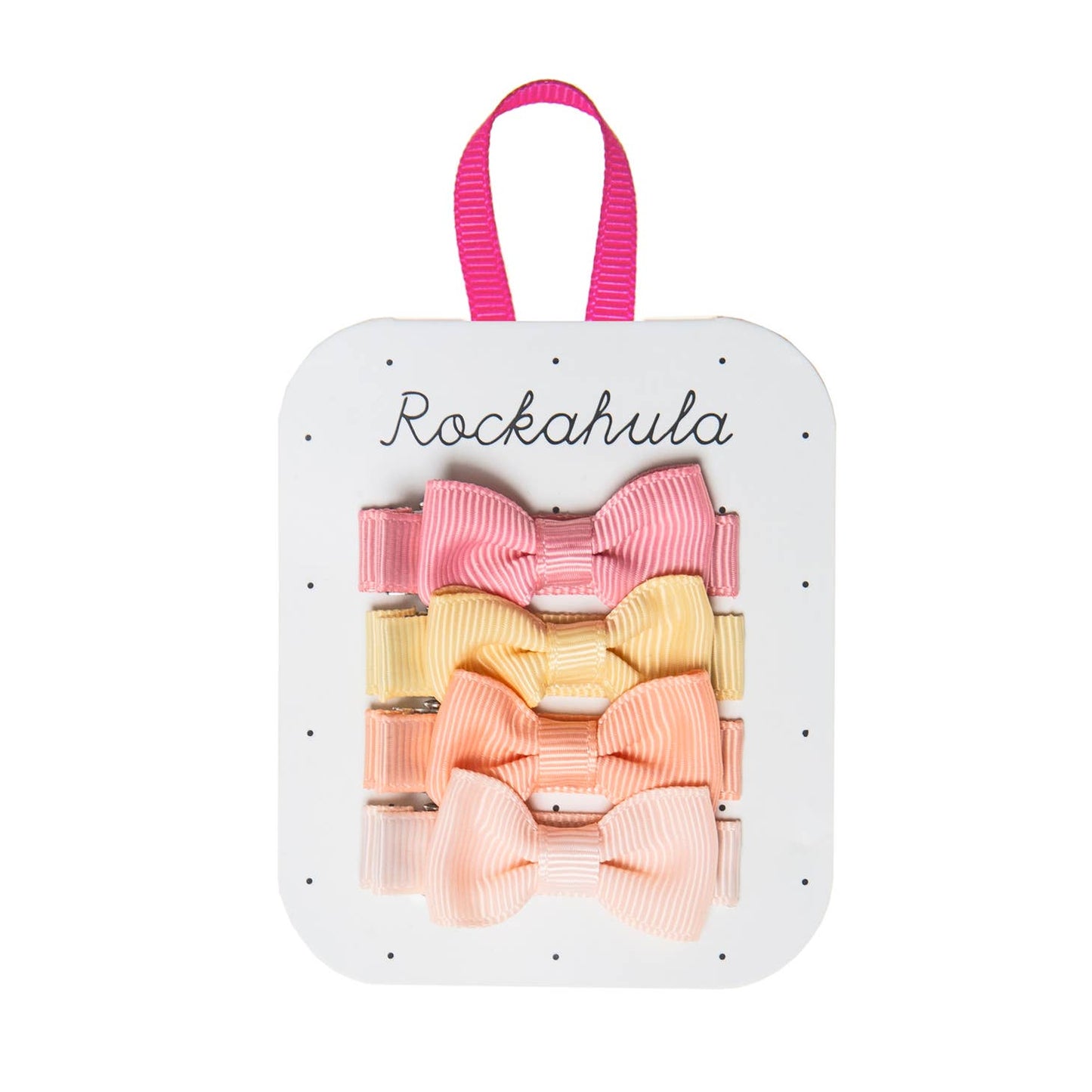 Rockahula 4-pack mini bow clips