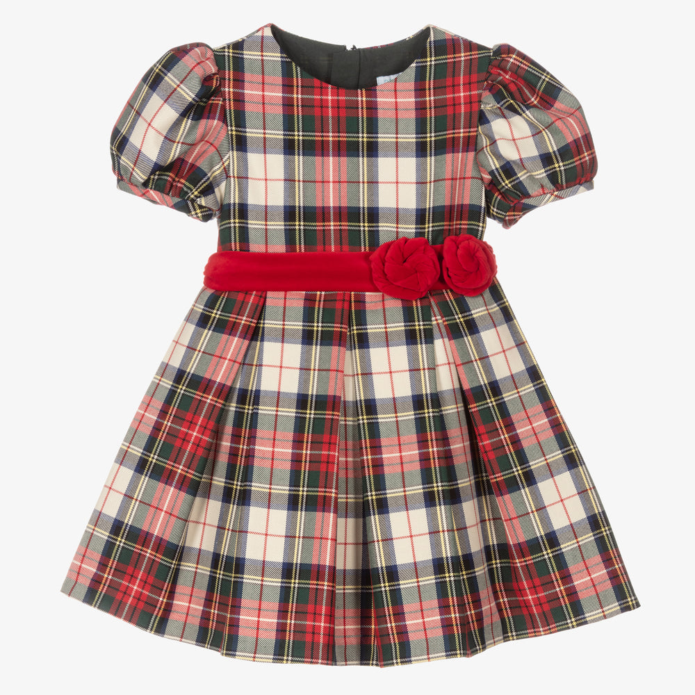 Abel & Lula girls short sleeve plaid dress The Original Childrens Shop Abel & Lula girls short sleeve plaid dress The Original Childrens Shop