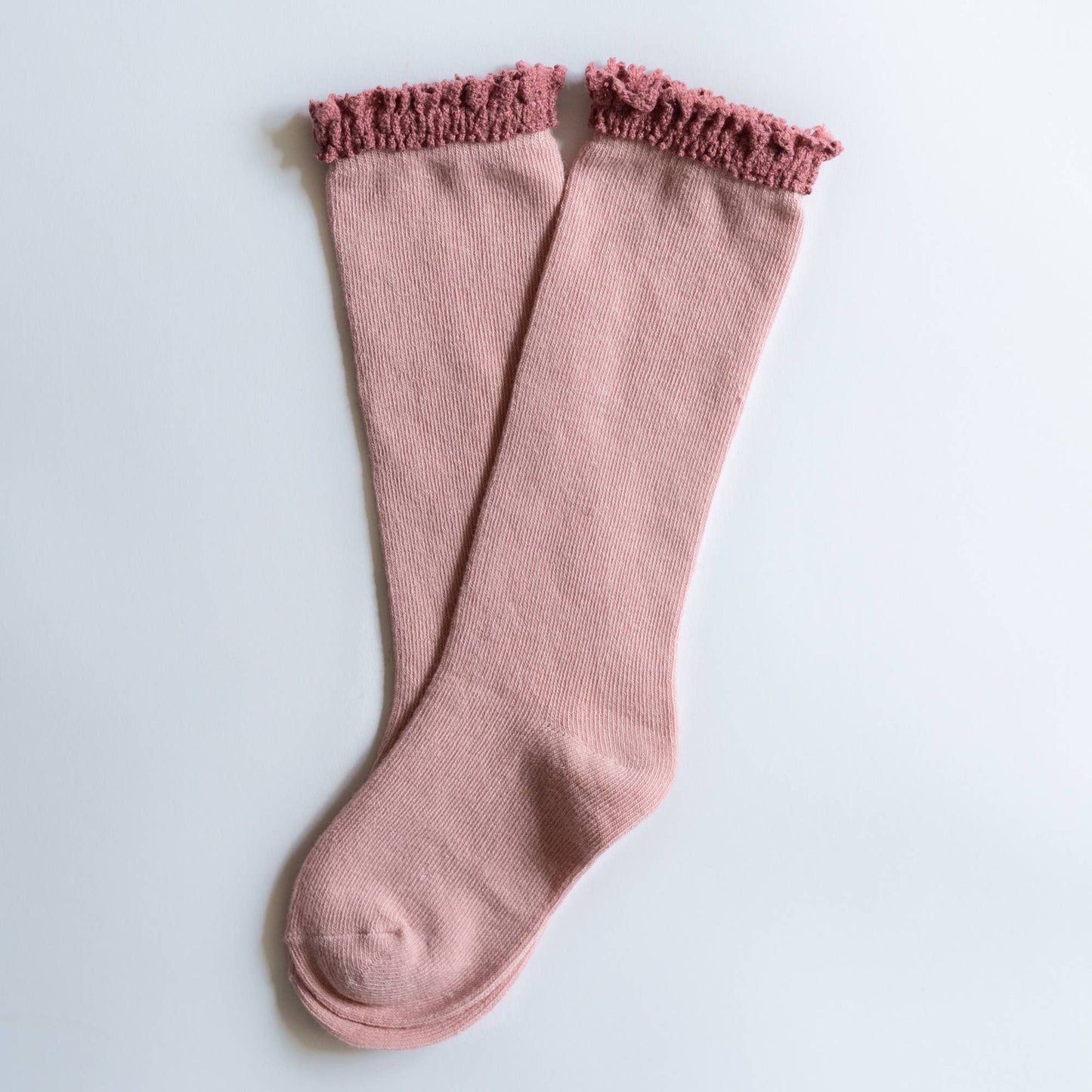 Little Stocking Co. lace top knee high socks