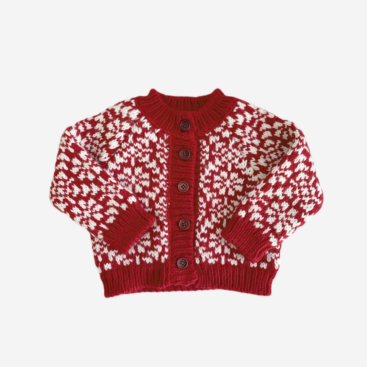 The Blueberry Hill snowfall sweater