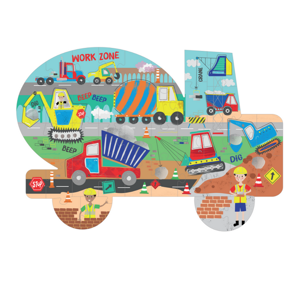 Floss & Rock construction "truck"shaped puzzle