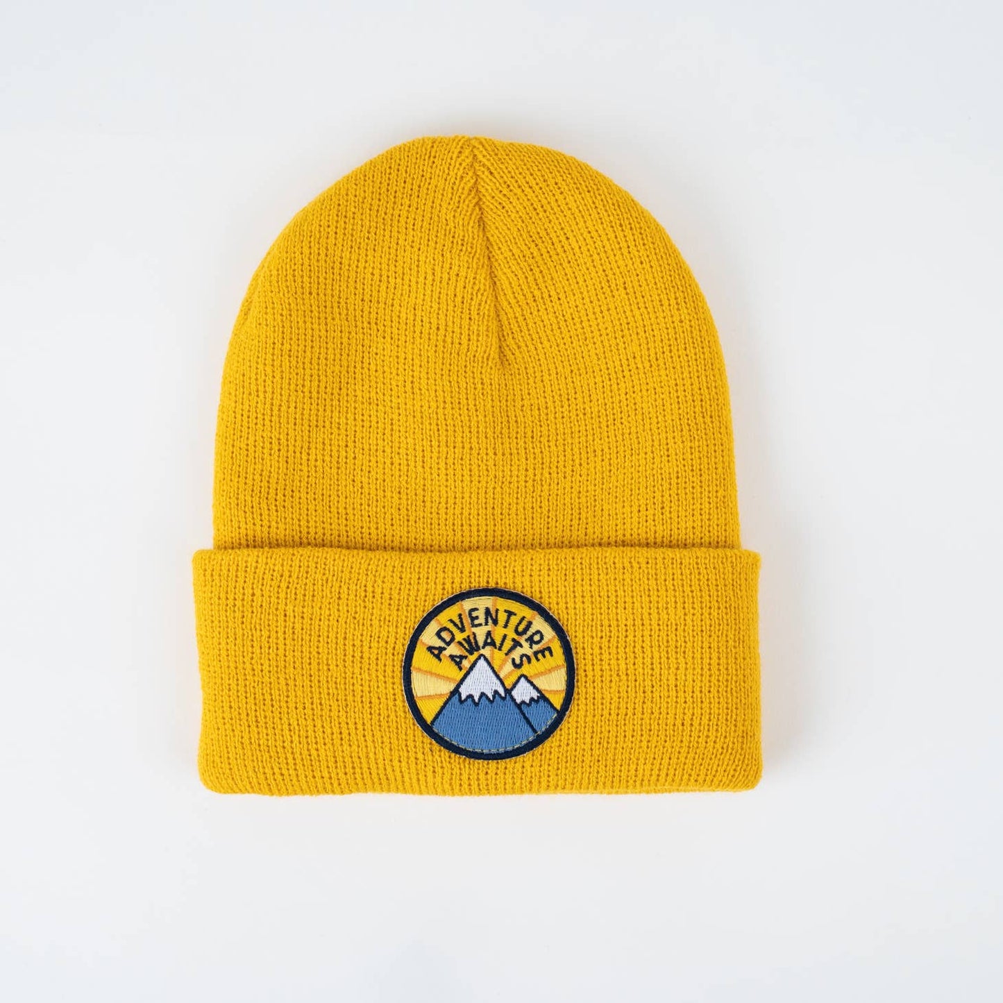 Seaslope embroidered patch beanie