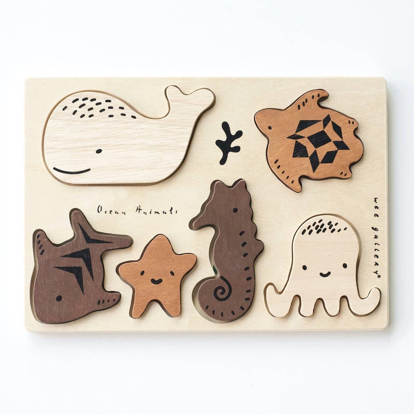 Wee Gallery wooden tray puzzle