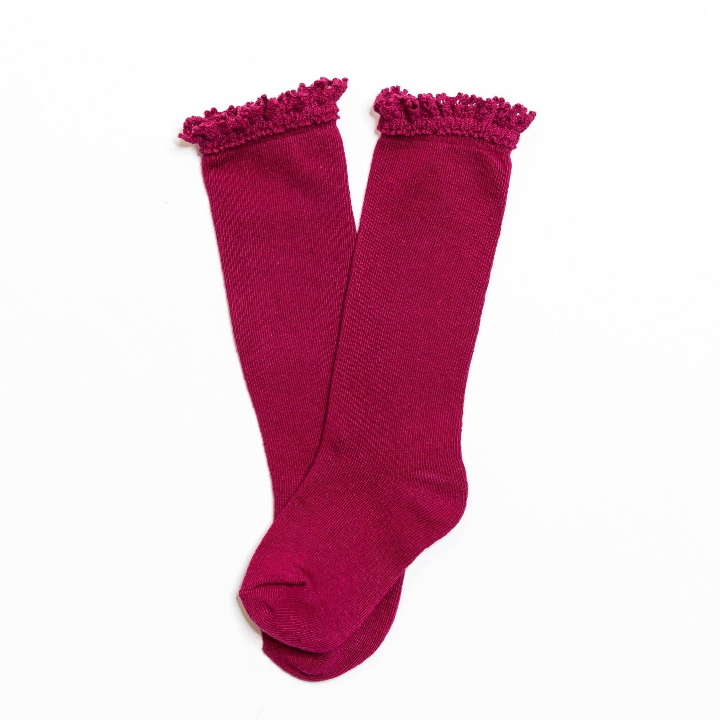 Little Stocking Co. lace top knee high socks