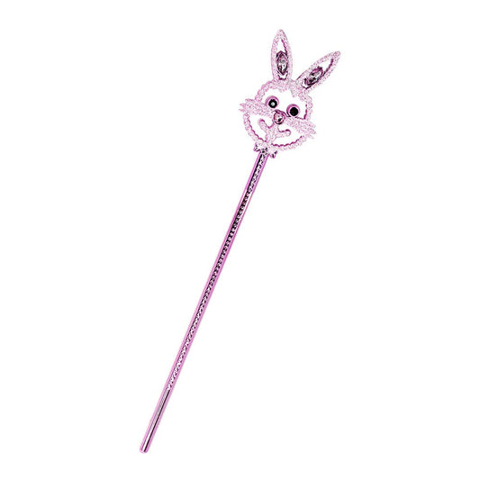 Pink Poppy hunny bunny wand