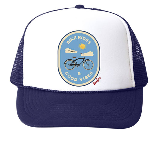 Bubu bike rides & good vibes trucker hat