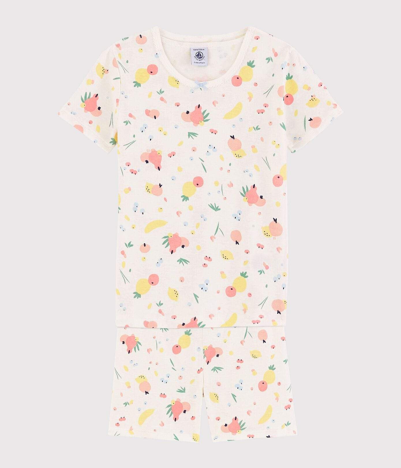 Petit Bateau fruit print short pajamas – The Original Childrens Shop