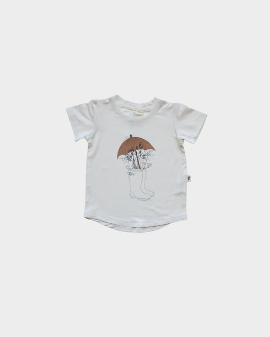 Babysprouts girls rainy day graphic tee