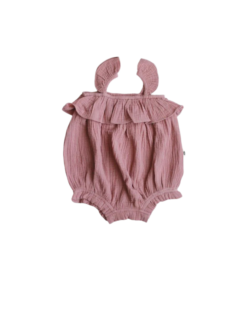 Babysprouts infant girl gauze romper