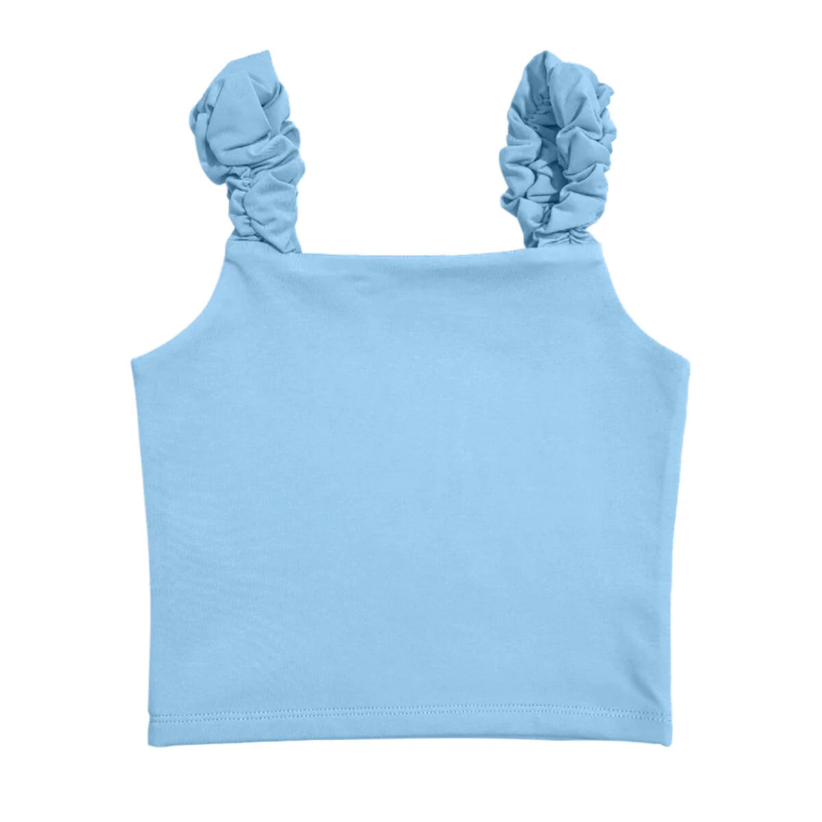 Little Olin girls ruffle tank top
