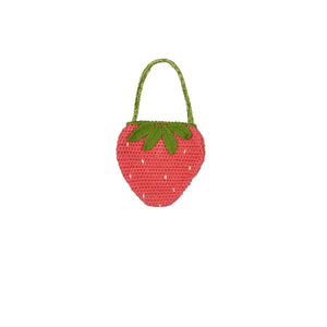 Wild Wawa strawberry crochet purse