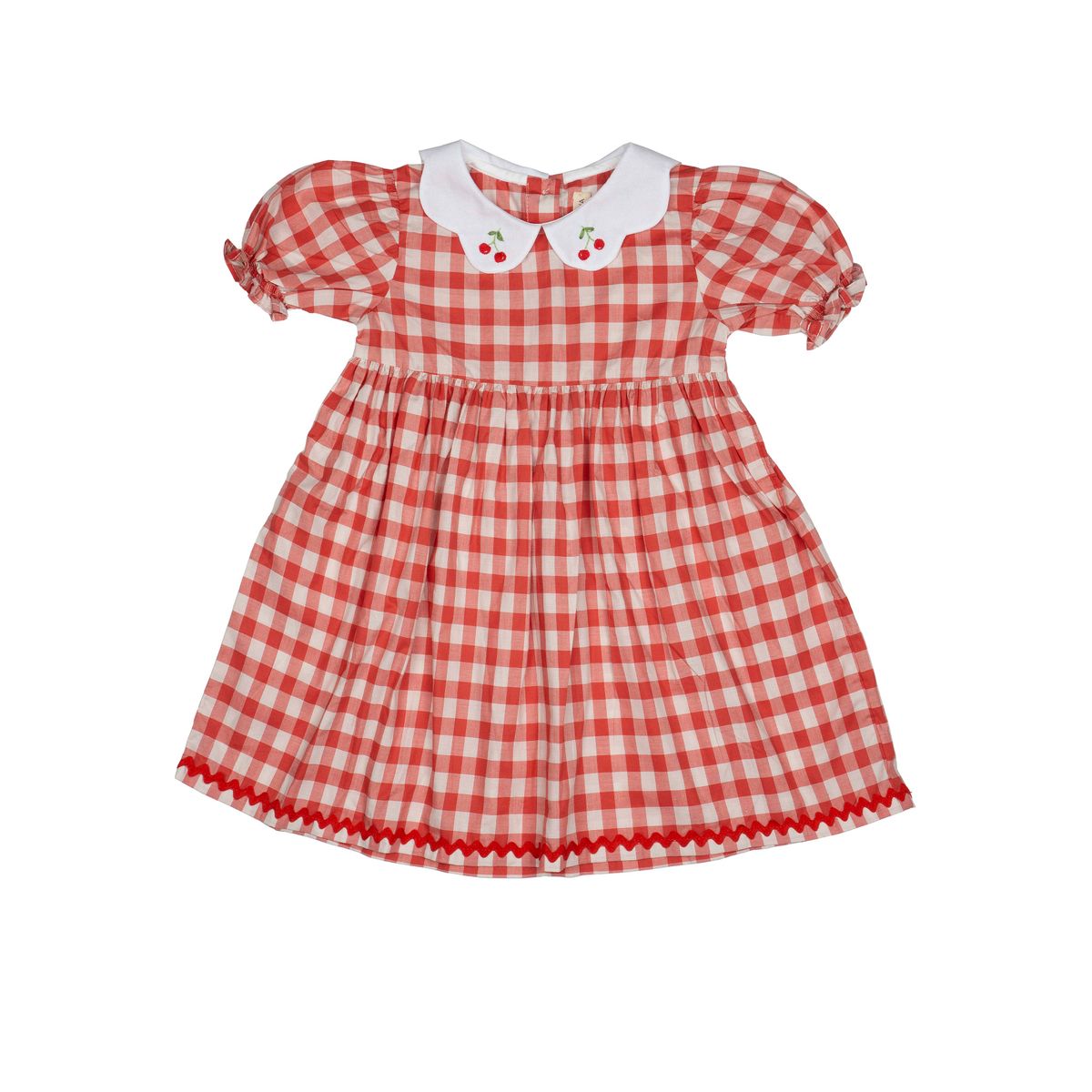 Wild Wawa infant & girls scallop dress