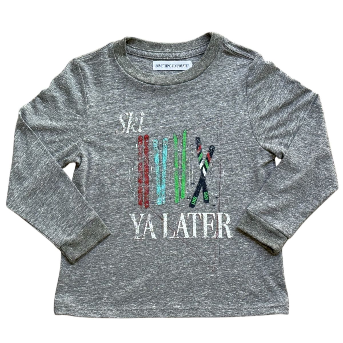 Something Corporate kids ski ya later long sleeve tee