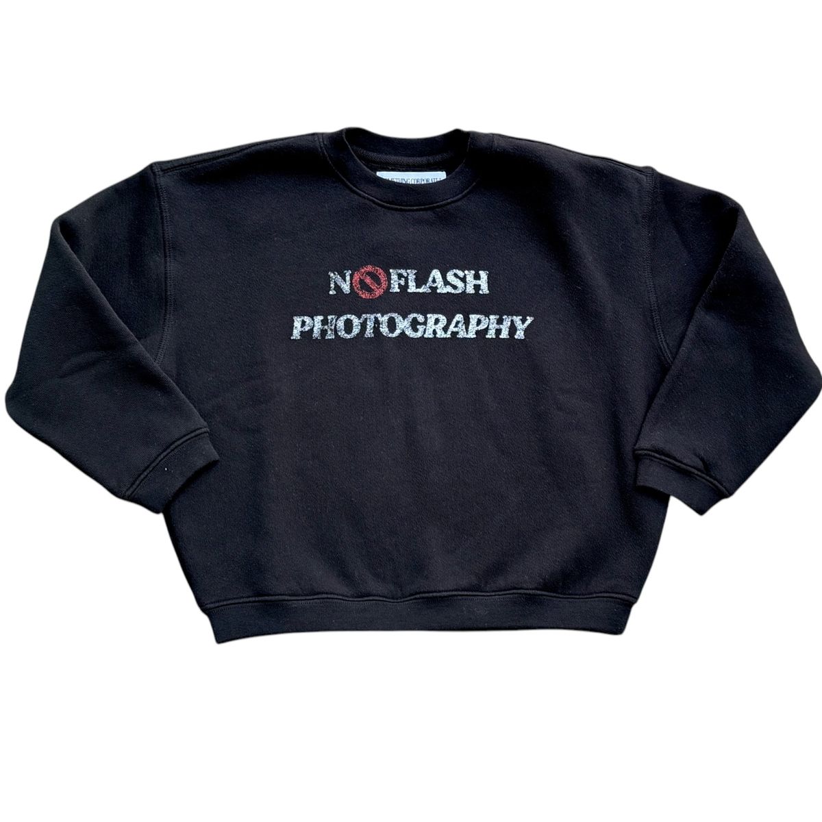 Something Corporate kids no flash photography sweatshirt
