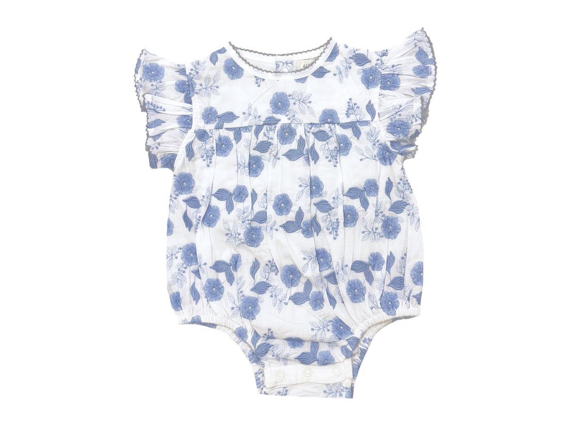 Alto Modas infant girl blue maeve bubble