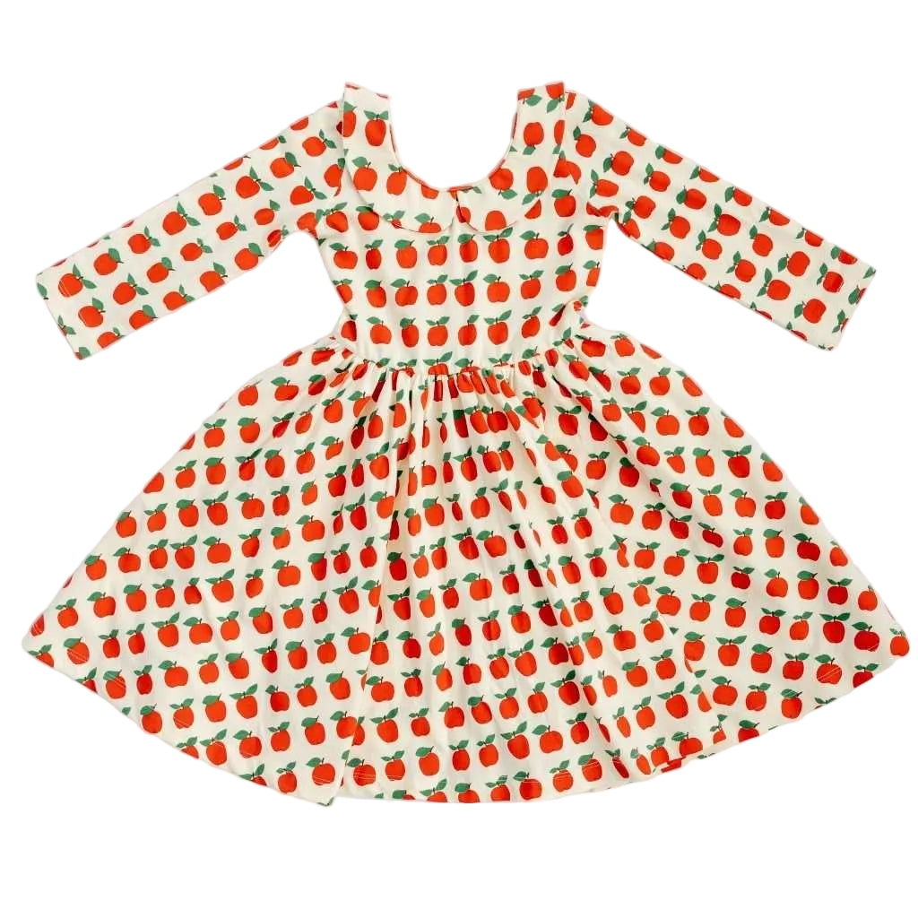 Good Apples girls collared twirl dress