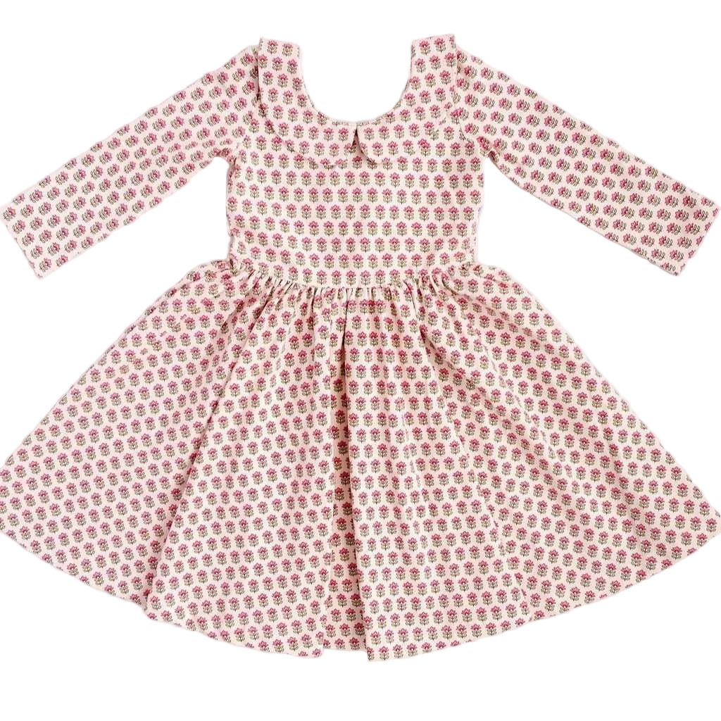 Good Apples girls collared twirl dress