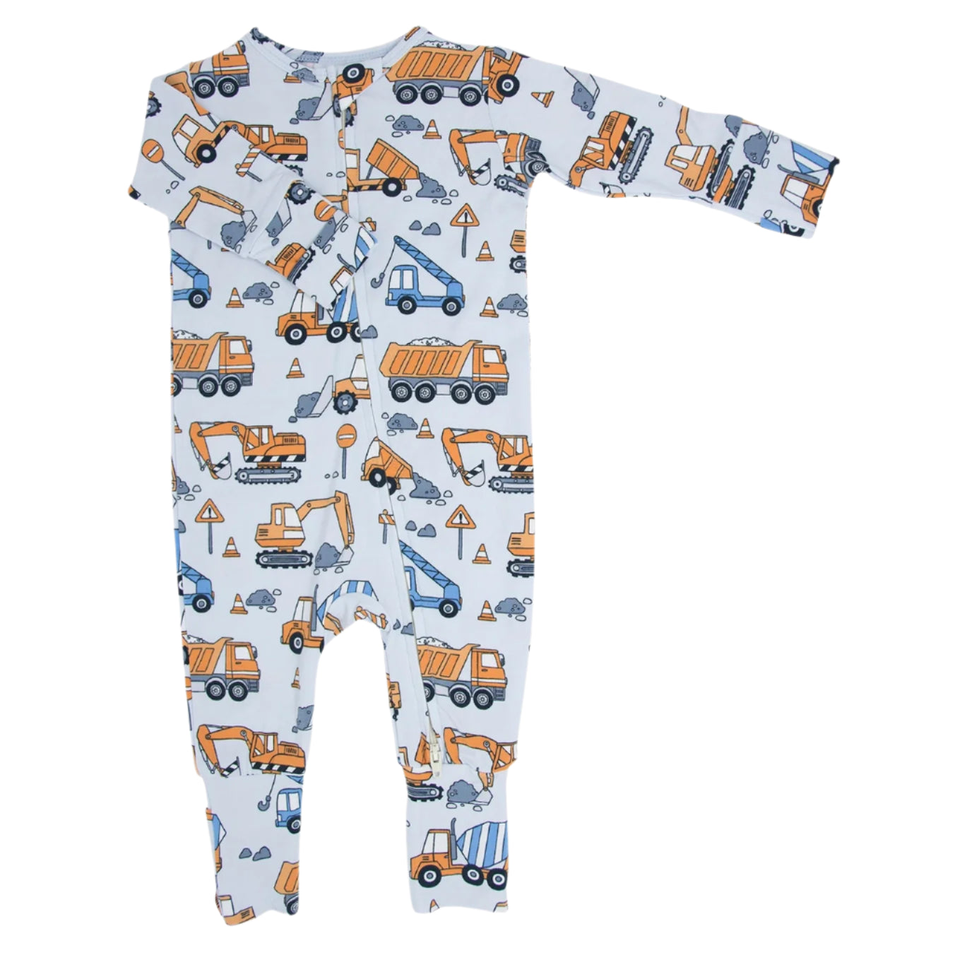Sweet Bamboo infant convertible zip romper