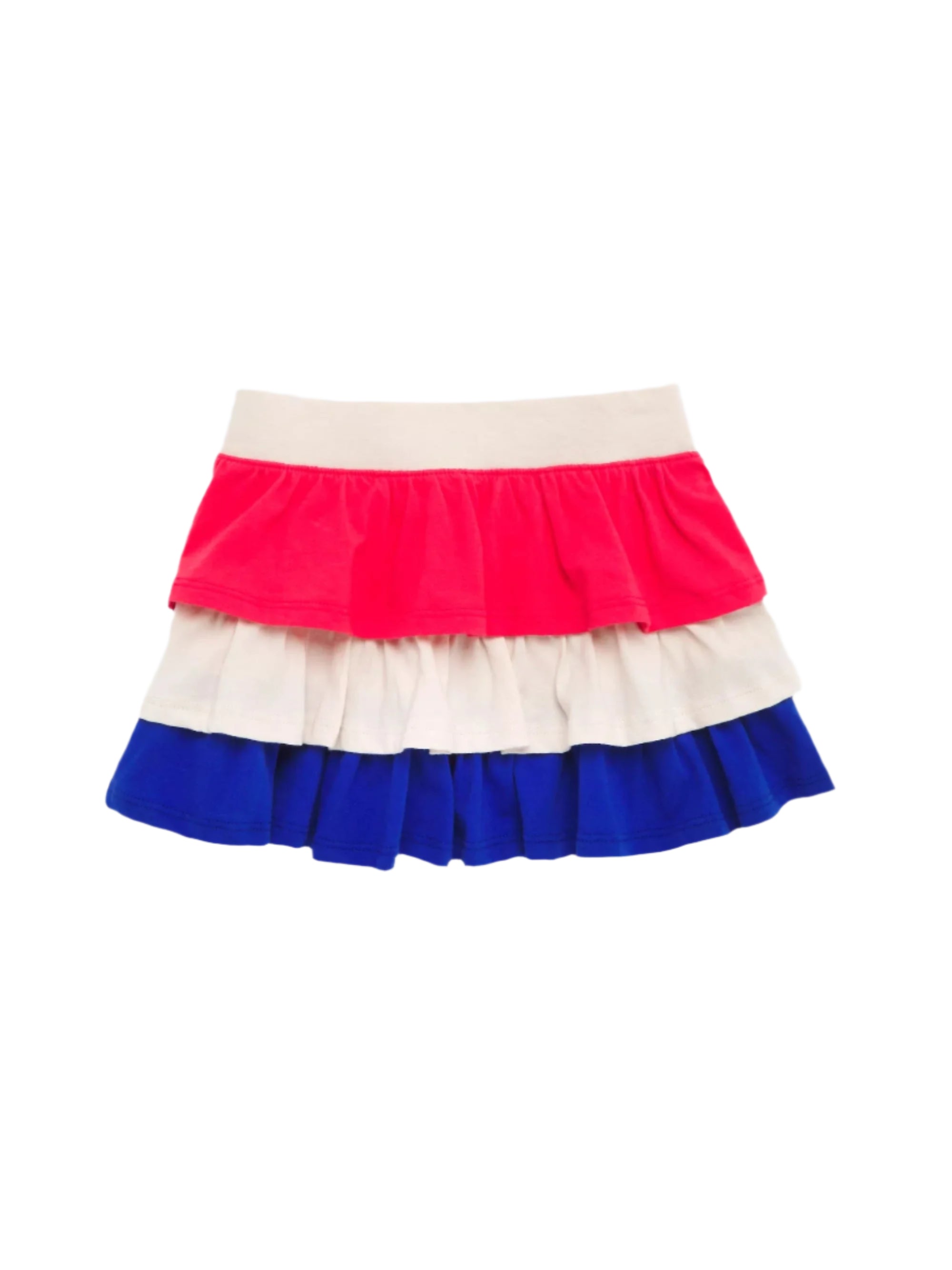 Sol Angeles girls color block tier skirt