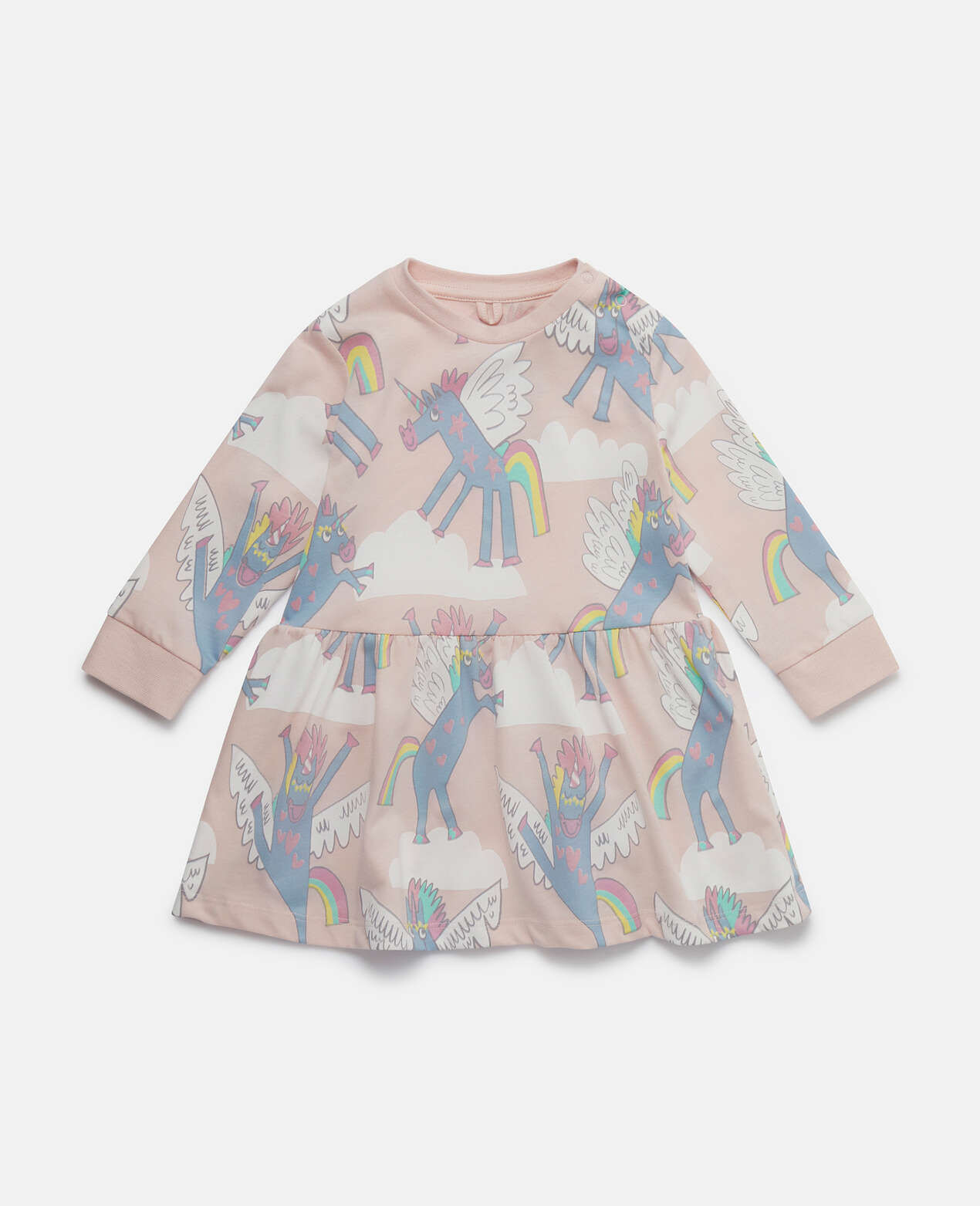 Stella McCartney infant girl unicorns jersey dress