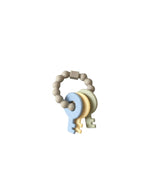 Three Hearts key teether rattle
