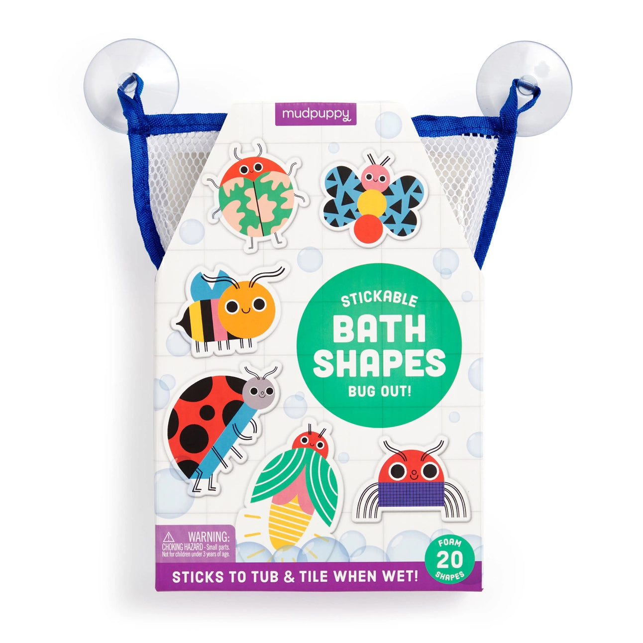 Rub-A-Dub stickable foam bath shapes