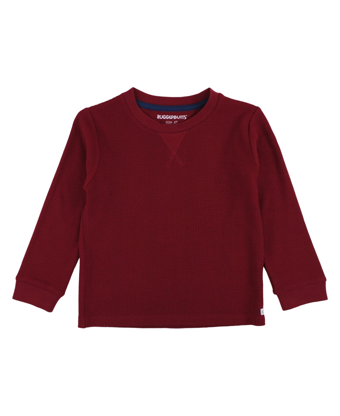 Rufflebutts infant & boys waffle knit shirt