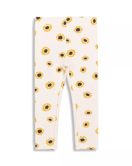 Miles the Label infant & girls sunflower print leggings