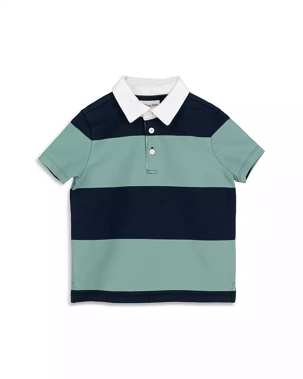 Miles the Label infant & boys stripe rugby polo