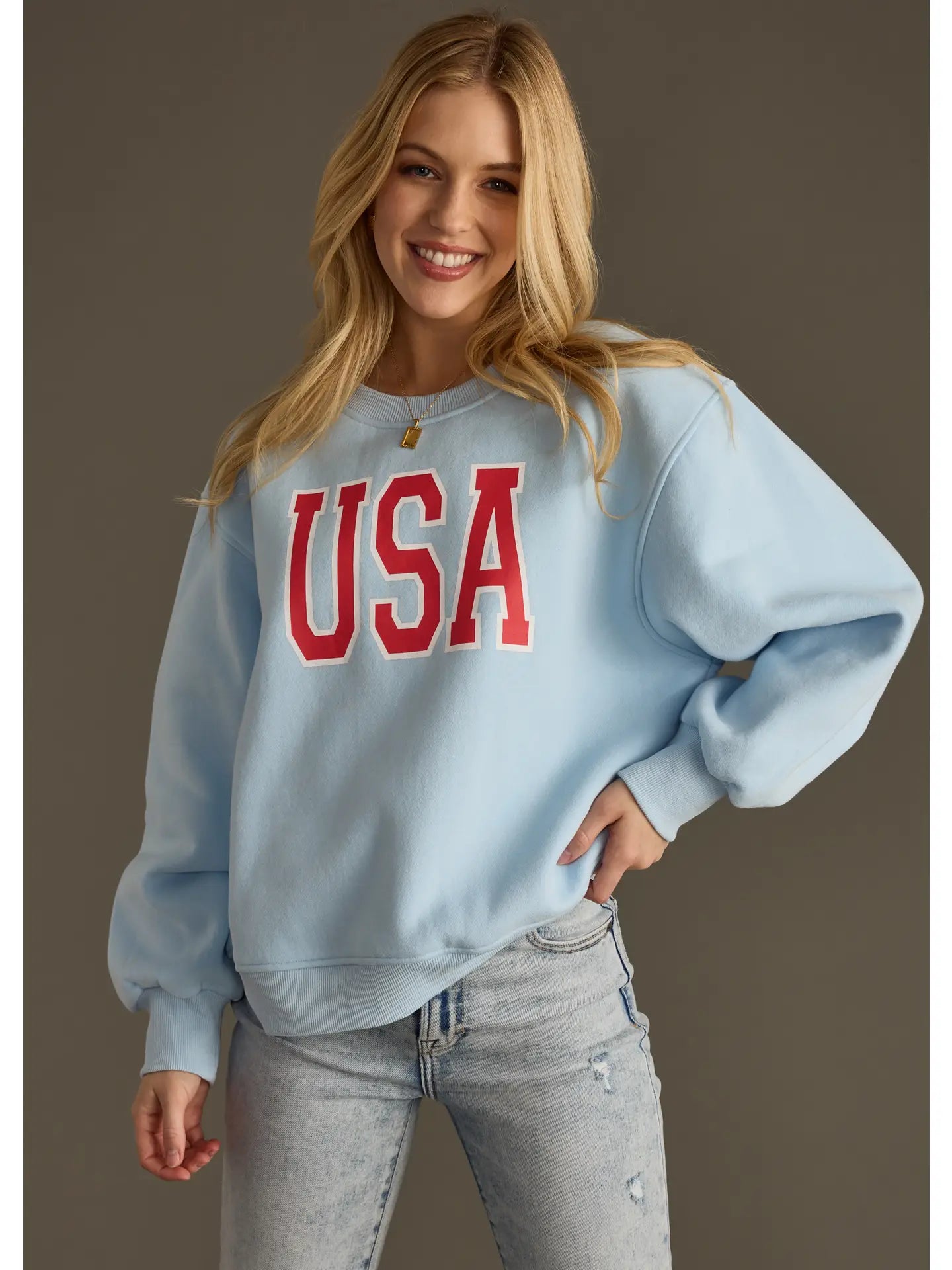 Panache Apparel Co. ladies USA sweatshirt