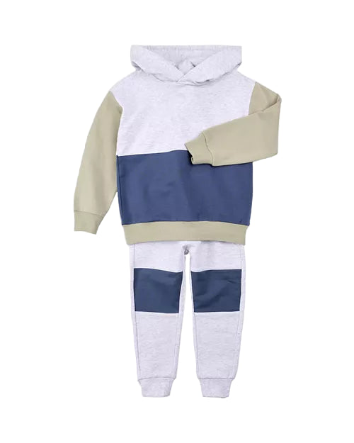 Miles the Label infant boy color block hoodie & sweatpants set