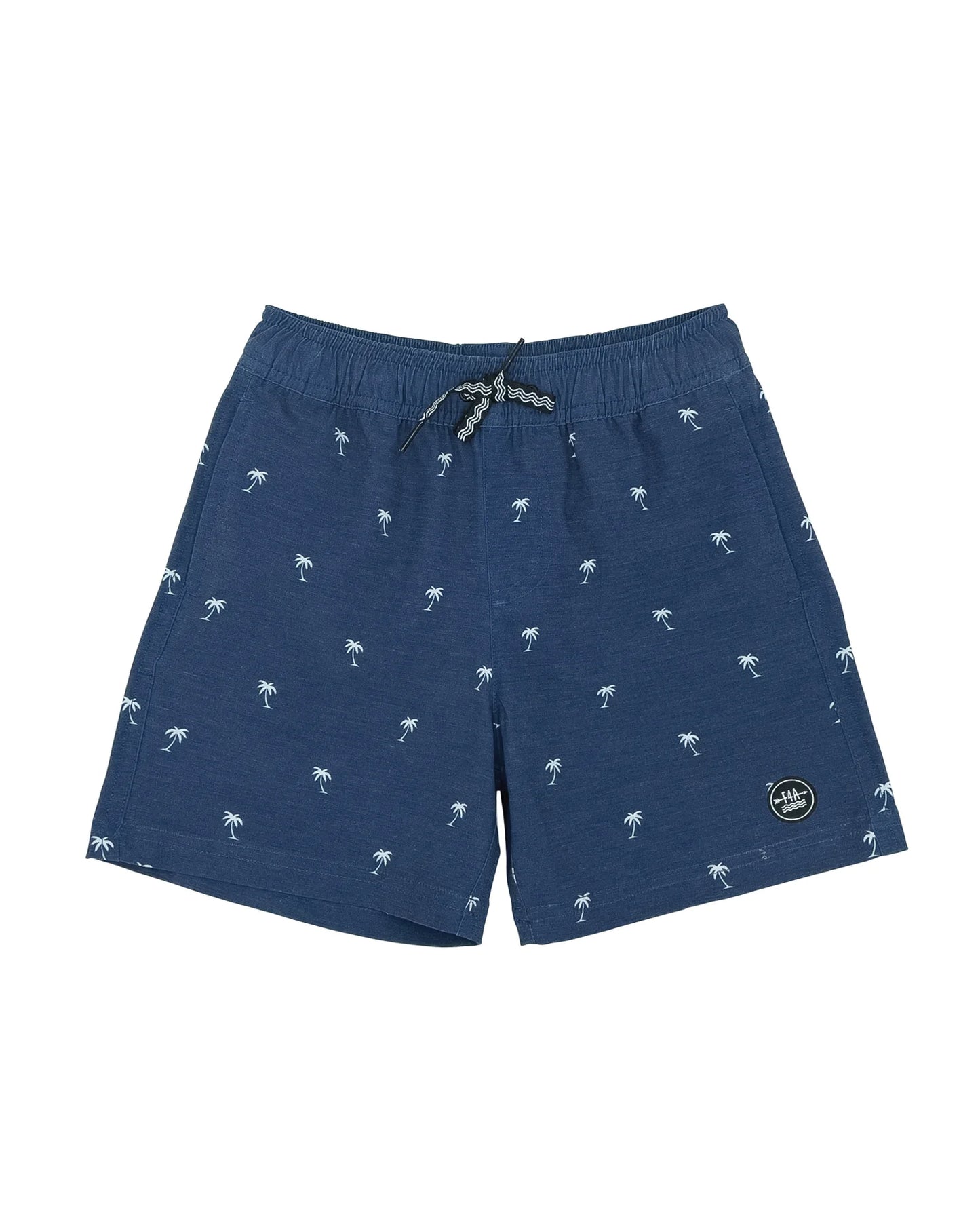 Feather 4 Arrow boys island palm swim trunks