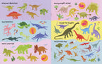 Dinosaur sticker facts book