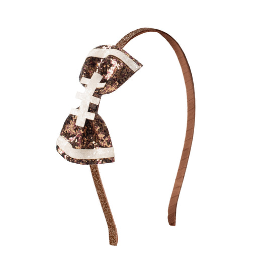 Sweet Wink football bow headband