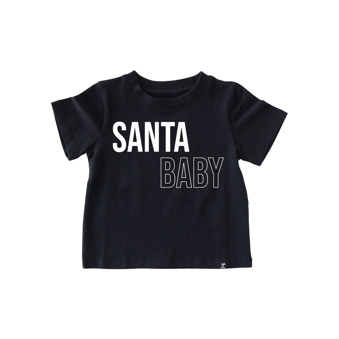Tiny Trendsetter infant santa baby tee
