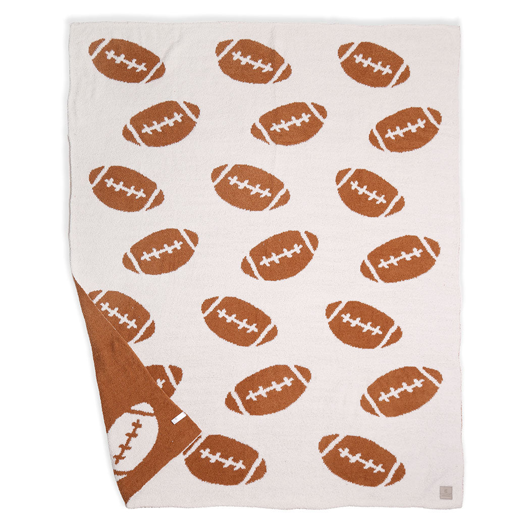 Fashion City football print blanket