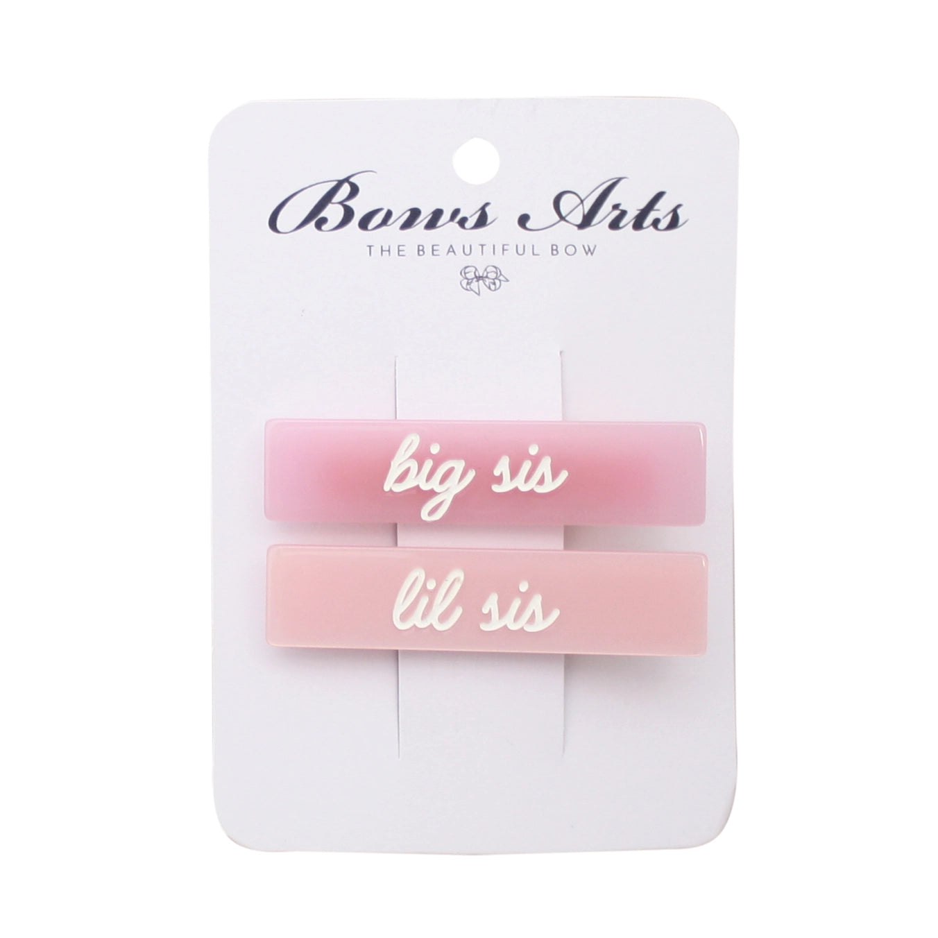 Bows Arts big sis/lil sis clip set