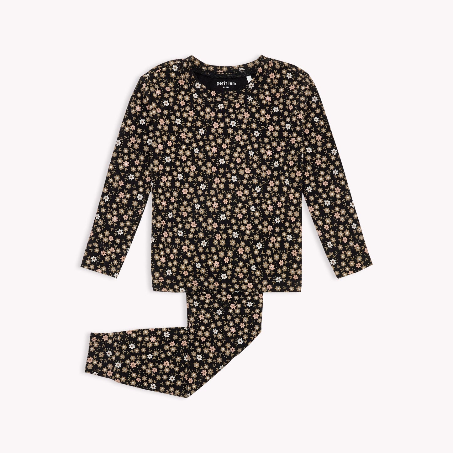 Petit Lem girls ditsy floral print pajamas