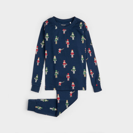 Petit Lem infant & kids nutcracker print pajamas