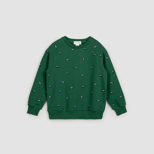 Miles the Label infant & boys sportwagen print sweatshirt