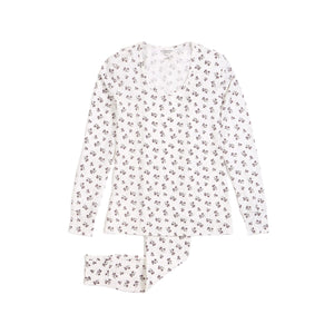 Petit Lem ladies anemones print pajamas