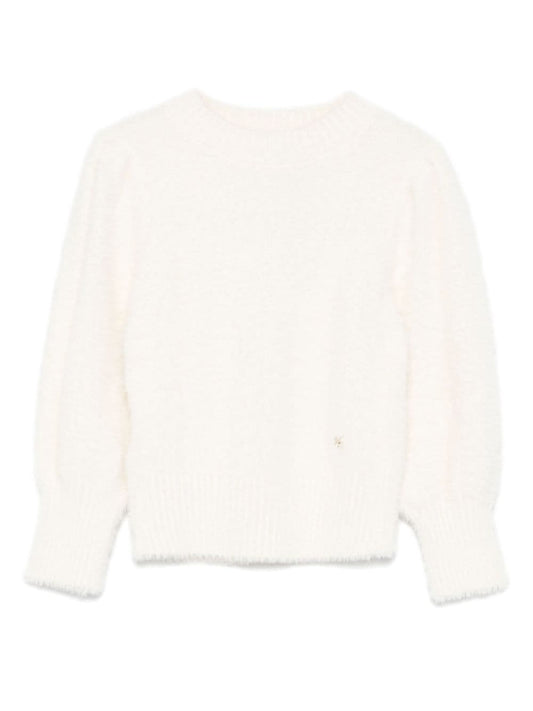 Abel & Lula girls fuzzy pullover sweater