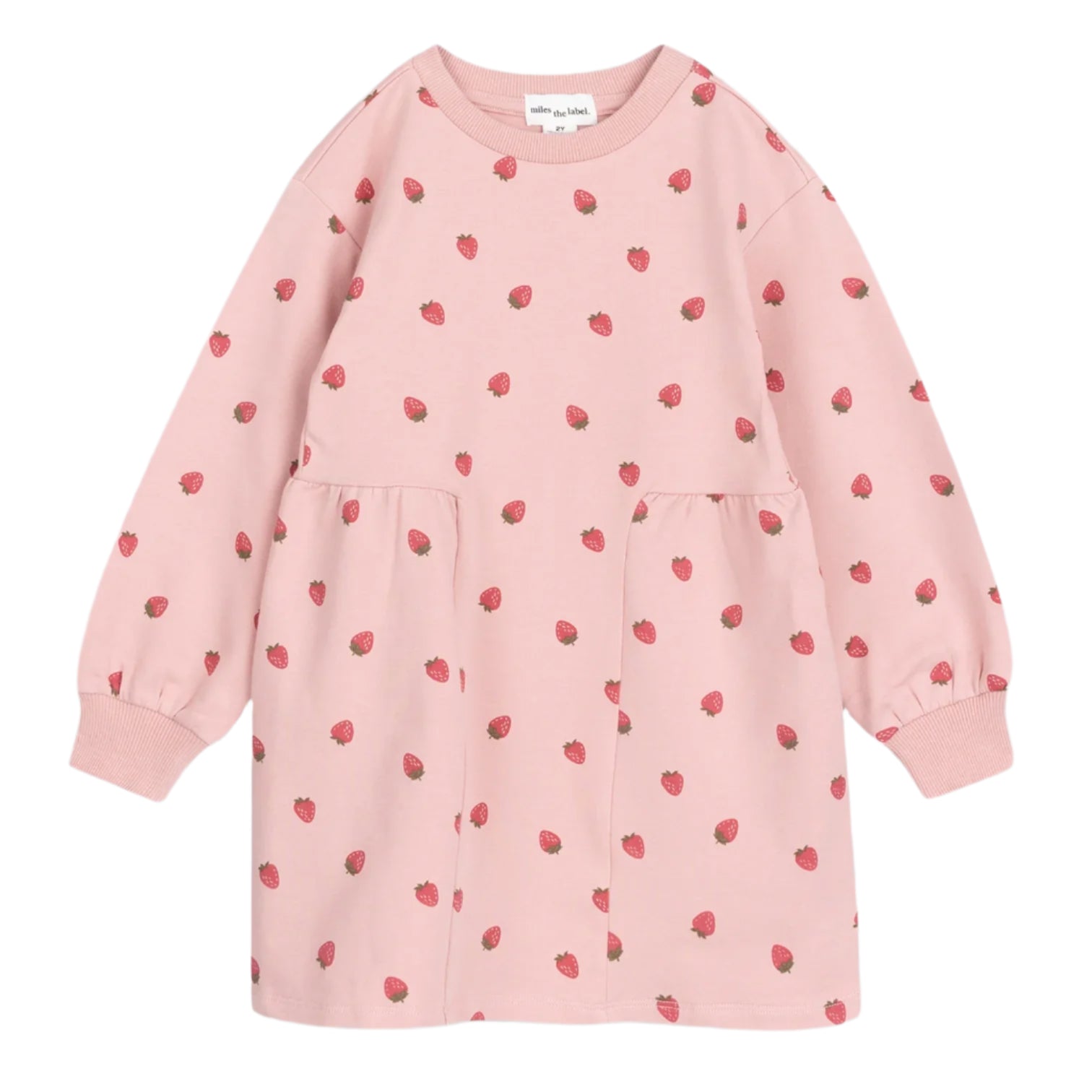 Miles the Label infant & girls strawberry print dress