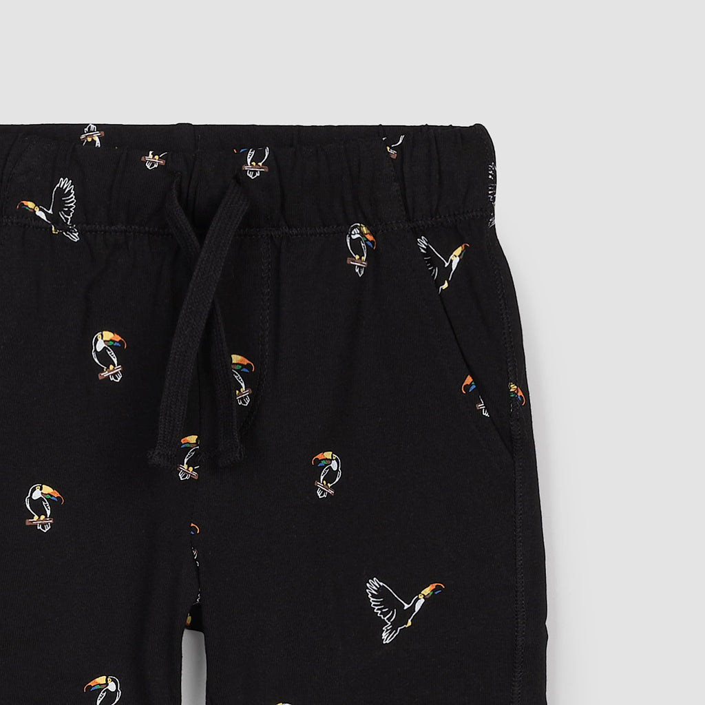 Miles the Label kids toucan print shorts